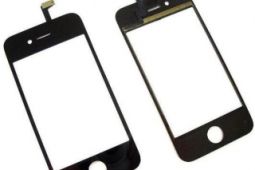 Dotykové sklo na iPhone 4 a 4S černé bílé